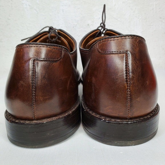 Allen Edmonds Park Avenue Cap Toe Oxfords Size 14 2A Brown Leather Dress Shoes main image 12
